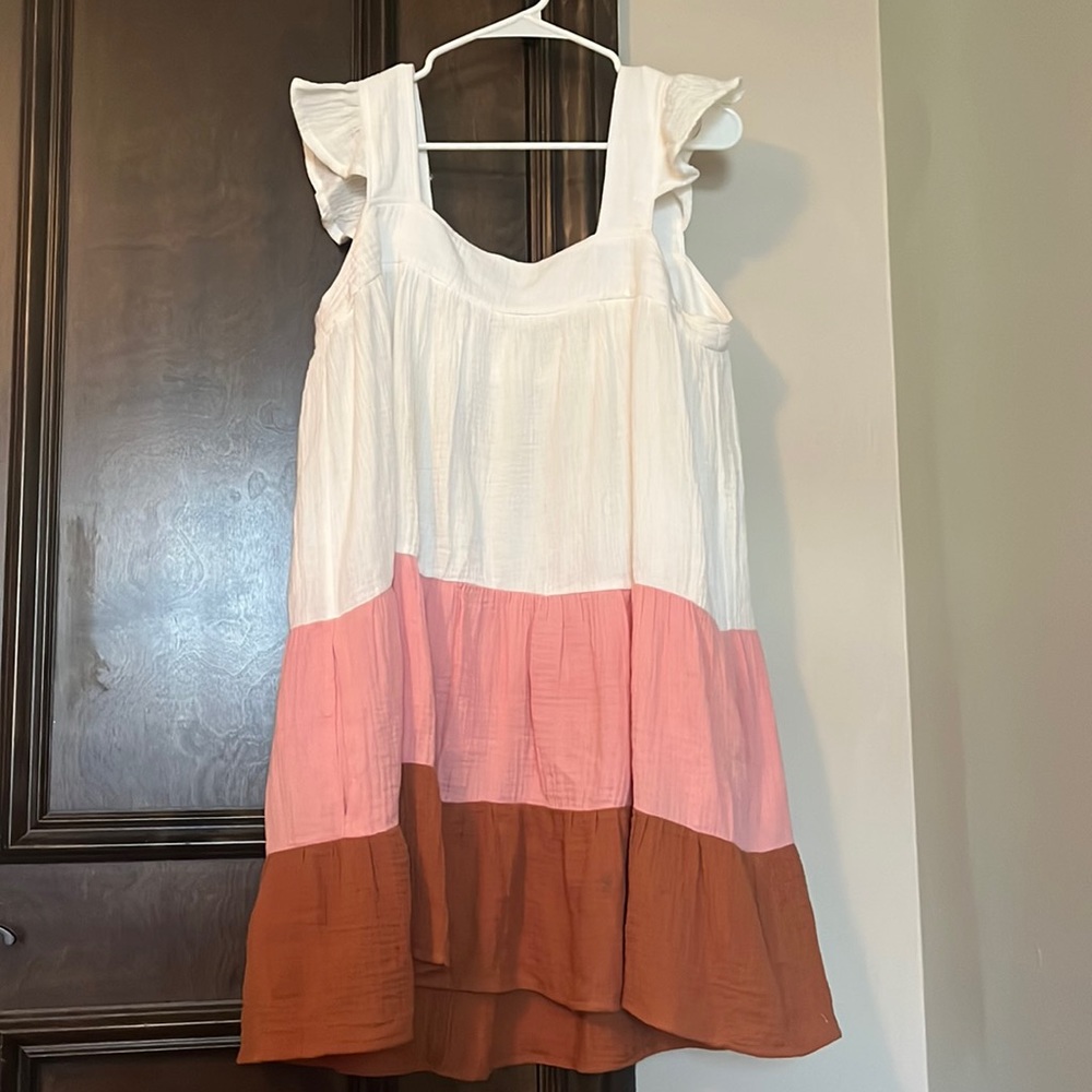 Ruffle Mini Dress, Size L, lightly worn!